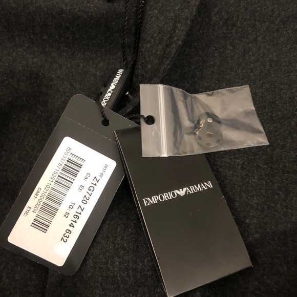 Emporio Armani Italian Wool Jacket 52/L - Picture 6 of 12